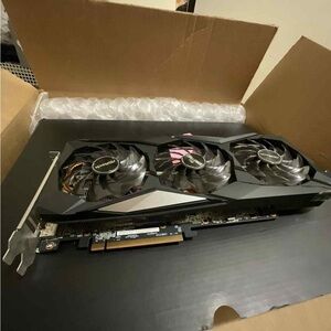 AMD Triple-Fan Black and Silver Graphics Card